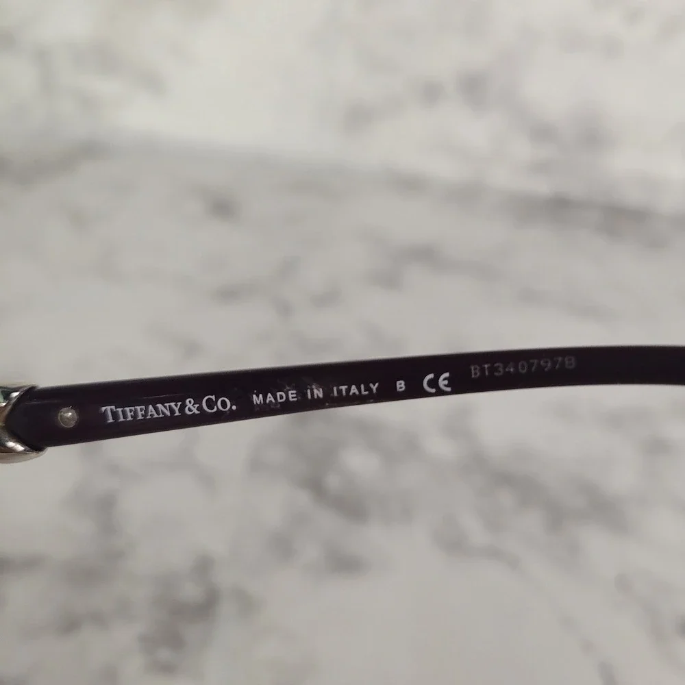 Tiffany & Co TF 2016 8061 Purple Rectangular Eyeglasses Frames Paloma Picasso X